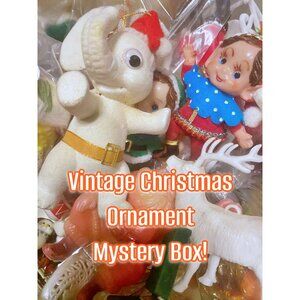Vintage Christmas Ornament Mystery Box